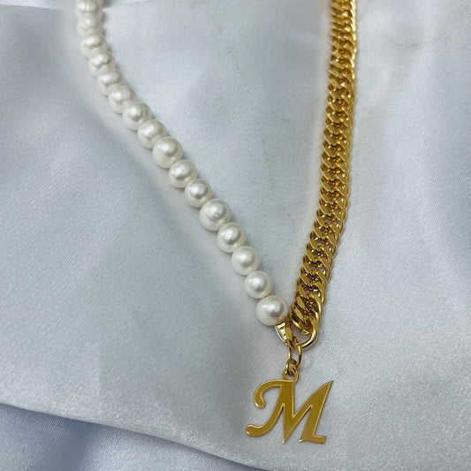 جنزير مع لولو طبيعي